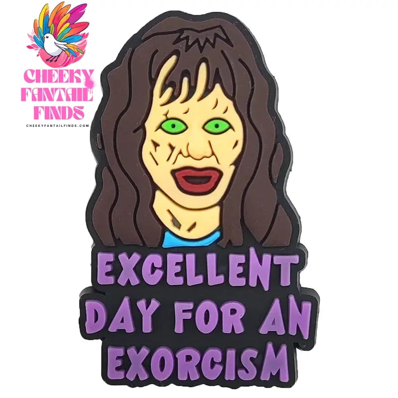1pcs Halloween Horror Movie Exorcist shoe Charms Designer for Shoe  Accessories for Classic Clog Kids Gift Hot Sale Cheeky Fantail Finds