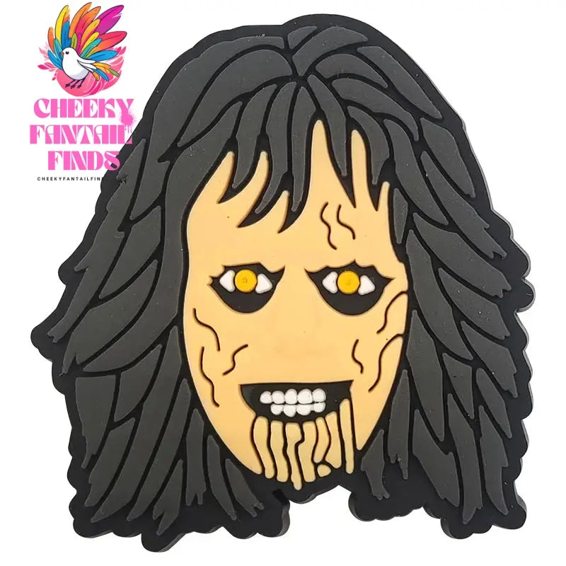 1pcs Halloween Horror Movie Exorcist shoe Charms Designer for Shoe  Accessories for Classic Clog Kids Gift Hot Sale Cheeky Fantail Finds