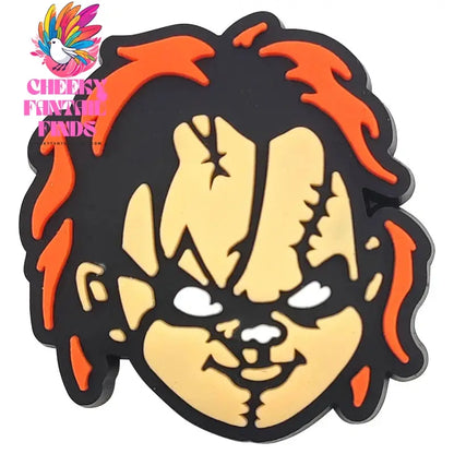 1pcs Halloween Horror Movie Exorcist shoe Charms Designer for Shoe  Accessories for Classic Clog Kids Gift Hot Sale Cheeky Fantail Finds