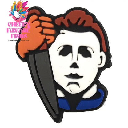 1pcs Halloween Horror Movie Exorcist shoe Charms Designer for Shoe  Accessories for Classic Clog Kids Gift Hot Sale Cheeky Fantail Finds
