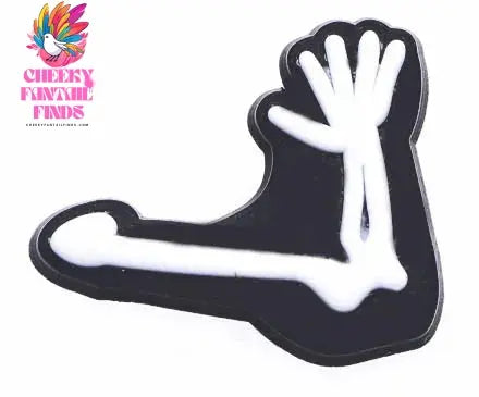 1pcs Horror Movie Skeleton Shoe Charms Black Bone Shoe Decoration The Best Gifts For Boyfriend Kids Boys Girls Cheeky Fantail Finds