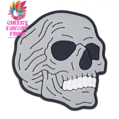 1pcs Horror Movie Skeleton Shoe Charms Black Bone Shoe Decoration The Best Gifts For Boyfriend Kids Boys Girls Cheeky Fantail Finds