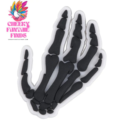 1pcs Horror Movie Skeleton Shoe Charms Black Bone Shoe Decoration The Best Gifts For Boyfriend Kids Boys Girls Cheeky Fantail Finds
