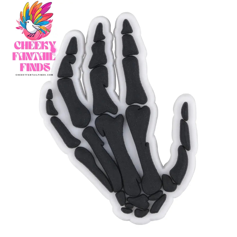 1pcs Horror Movie Skeleton Shoe Charms Black Bone Shoe Decoration The Best Gifts For Boyfriend Kids Boys Girls Cheeky Fantail Finds