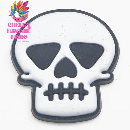1pcs Horror Movie Skeleton Shoe Charms Black Bone Shoe Decoration The Best Gifts For Boyfriend Kids Boys Girls Cheeky Fantail Finds