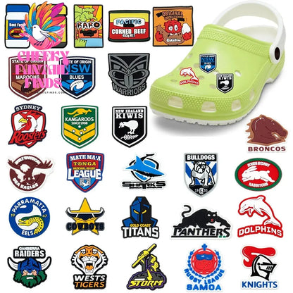 1pcs Hot new product PVC Cartoon American style decorative sandals  accessories decorative children gifts Cheeky Fantail Finds