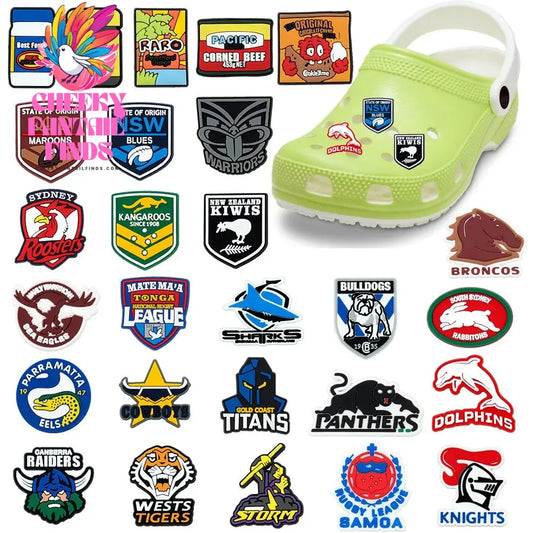 1pcs Hot new product PVC Cartoon American style decorative sandals  accessories decorative children gifts Cheeky Fantail Finds