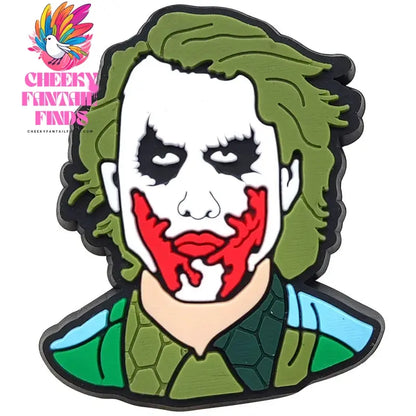 1pcs Joker Movie Cartoon Shoe Charms Accessories Children Shoe Decorations Fit Wristband Classic Clog Charms Party Present Cheeky Fantail Finds