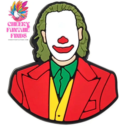 1pcs Joker Movie Cartoon Shoe Charms Accessories Children Shoe Decorations Fit Wristband Classic Clog Charms Party Present Cheeky Fantail Finds