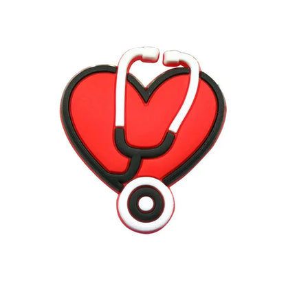 1pcs Medical Shoe Charms for Clog Accessories Girls Teeth Nurse PVC Shoe Decoration Pins for Women Sneakers Summer Gifts - Cheeky Fantail Finds