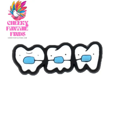 1pcs Medical Shoe Charms for Clog Accessories Girls Teeth Nurse PVC Shoe Decoration Pins for Women Sneakers Summer Gifts - Cheeky Fantail Finds