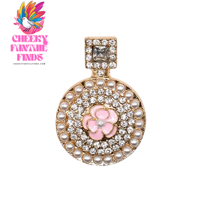 1pcs Metal Shoe Charms for Women Girls Daisy Lips Designer Shinning Golden Pins Shoes Accessories Decorations Buckle Gifts - Cheeky Fantail Finds