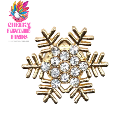 1pcs Metal Shoe Charms for Women Girls Daisy Lips Designer Shinning Golden Pins Shoes Accessories Decorations Buckle Gifts - Cheeky Fantail Finds