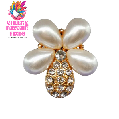 1pcs Metal Shoe Charms for Women Girls Daisy Lips Designer Shinning Golden Pins Shoes Accessories Decorations Buckle Gifts - Cheeky Fantail Finds