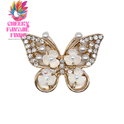 1pcs Metal Shoe Charms for Women Girls Daisy Lips Designer Shinning Golden Pins Shoes Accessories Decorations Buckle Gifts - Cheeky Fantail Finds
