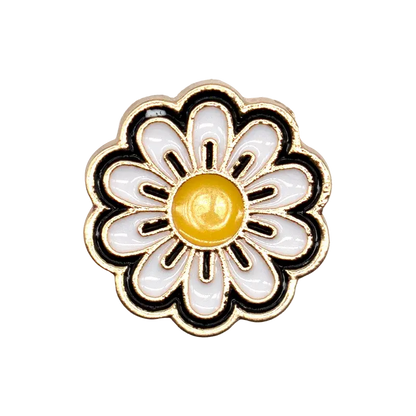 1pcs Metal Shoe Charms for Women Girls Daisy Lips Designer Shinning Golden Pins Shoes Accessories Decorations Buckle Gifts - Cheeky Fantail Finds