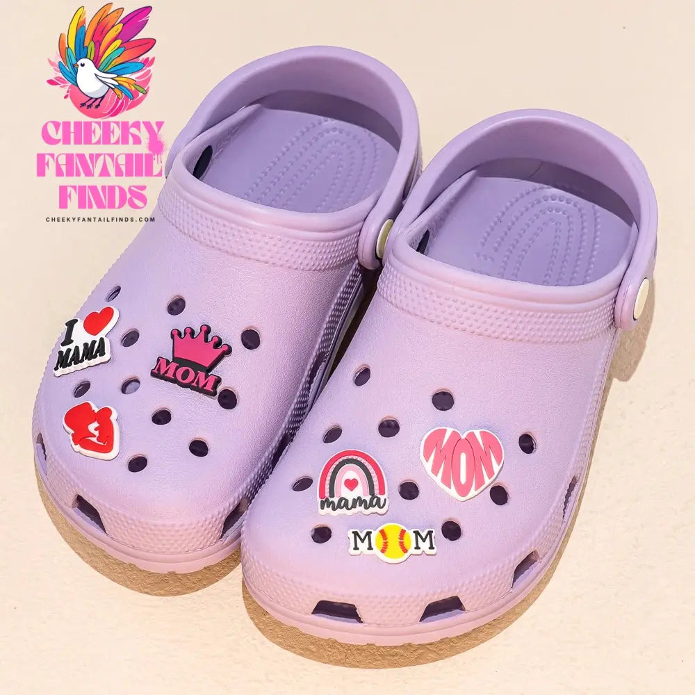 1pcs Mother's Day Charms for Dad Shoe Decorations Pins for Women Men Kids Girls Boys Favor Gifts Buckle Shoe Accessories - Cheeky Fantail Finds
