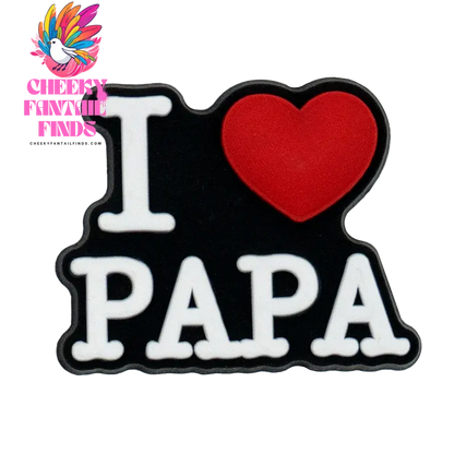 1pcs Mother's Day Charms for Dad Shoe Decorations Pins for Women Men Kids Girls Boys Favor Gifts Buckle Shoe Accessories - Cheeky Fantail Finds