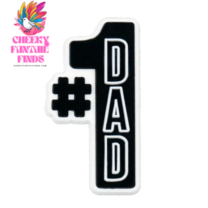 1pcs Mother's Day Charms for Dad Shoe Decorations Pins for Women Men Kids Girls Boys Favor Gifts Buckle Shoe Accessories - Cheeky Fantail Finds