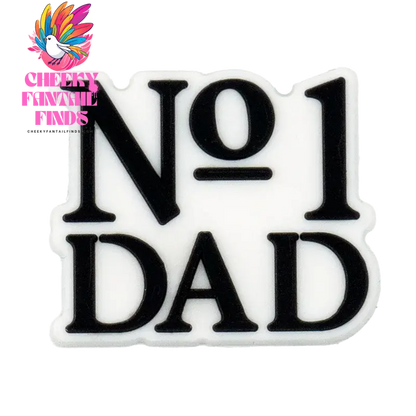 1pcs Mother's Day Charms for Dad Shoe Decorations Pins for Women Men Kids Girls Boys Favor Gifts Buckle Shoe Accessories - Cheeky Fantail Finds