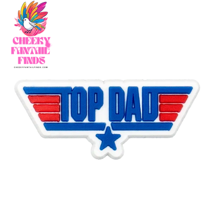 1pcs Mother's Day Charms for Dad Shoe Decorations Pins for Women Men Kids Girls Boys Favor Gifts Buckle Shoe Accessories - Cheeky Fantail Finds