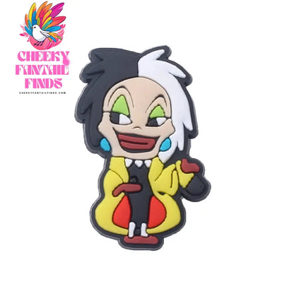 1pcs Movie Villain Role Cartoon Series Shoe Charms Accessories Shoe Decorations Fit Wristband Classic Clog Charms Party Present Cheeky Fantail Finds