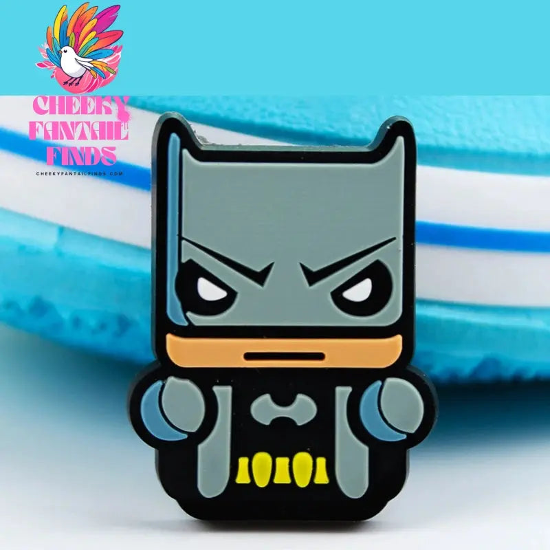 1pcs Movies Super Hero Shoe Cute Charms Decorations Pvc Accessories Cartoon 3D Badges for Batmans Kids Gift Toys Set Cheeky Fantail Finds