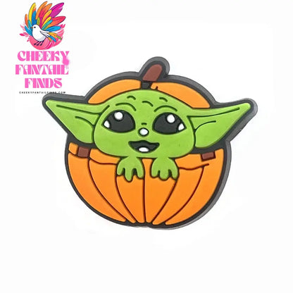 1pcs Movies Yoda Shoe Charms for Shoes Decoration Accessories PVC Charms Cartoon Badges for Kids Women Party Favors Gifts Cheeky Fantail Finds