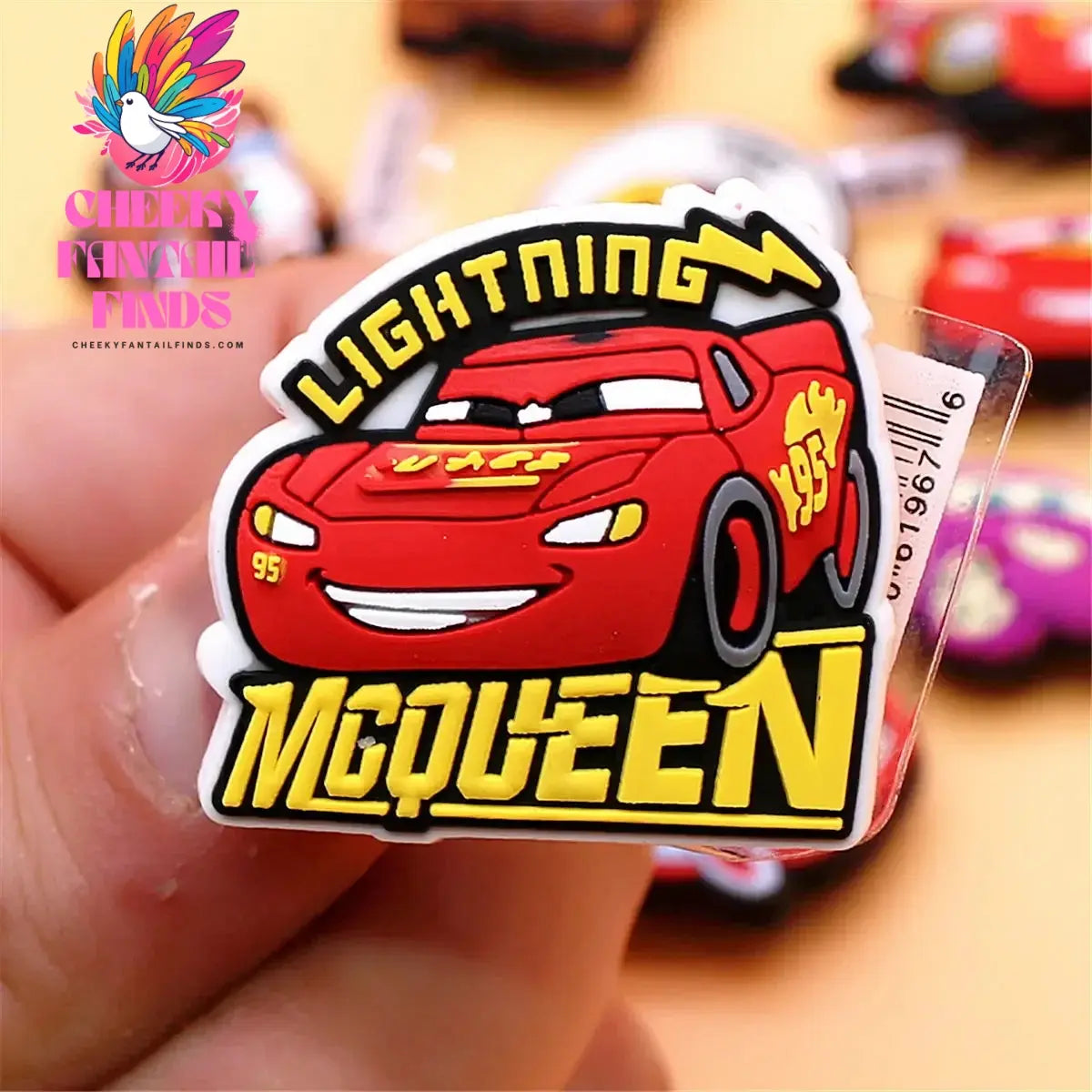 1pcs Original Cartoon Movie Racing Story Accessories Shoe Charms Sandals Decoration Cars PVC Clogs Clips Buckle for Kids Gifts Cheeky Fantail Finds
