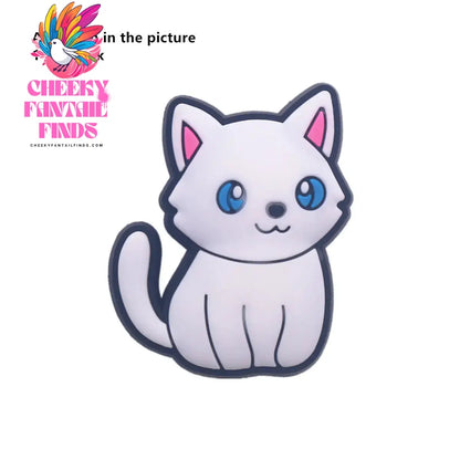 1pcs Original Cute Pets PVC Shoe Charms Funny Pug Designer Sandal Upper Decoration Accessories Bulldog Dog Cat Clog Pins Buckle Cheeky Fantail Finds