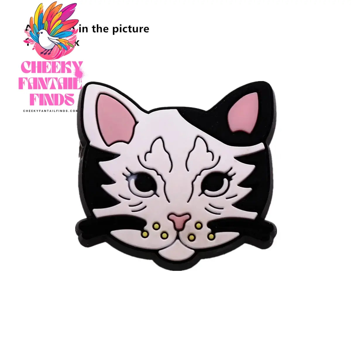 1pcs Original Cute Pets PVC Shoe Charms Funny Pug Designer Sandal Upper Decoration Accessories Bulldog Dog Cat Clog Pins Buckle Cheeky Fantail Finds