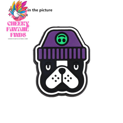 1pcs Original Cute Pets PVC Shoe Charms Funny Pug Designer Sandal Upper Decoration Accessories Bulldog Dog Cat Clog Pins Buckle Cheeky Fantail Finds