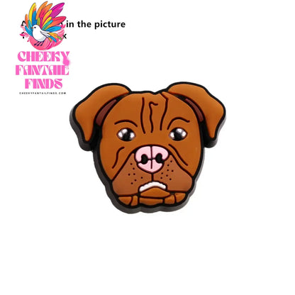 1pcs Original Cute Pets PVC Shoe Charms Funny Pug Designer Sandal Upper Decoration Accessories Bulldog Dog Cat Clog Pins Buckle Cheeky Fantail Finds