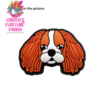 1pcs Original Cute Pets PVC Shoe Charms Funny Pug Designer Sandal Upper Decoration Accessories Bulldog Dog Cat Clog Pins Buckle Cheeky Fantail Finds