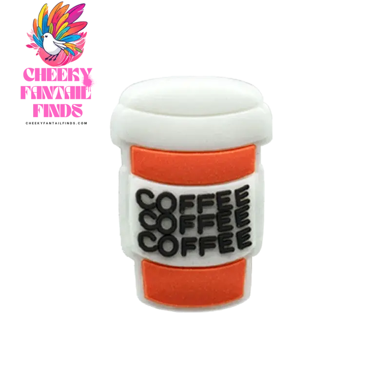 1pcs PVC Charms Coffee for Girls Office Shoe Accessories Pins for Clogs Sandals Adult Shoe Charms for Women Girls Faovr Gifts - Cheeky Fantail Finds