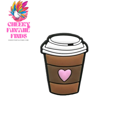 1pcs PVC Charms Coffee for Girls Office Shoe Accessories Pins for Clogs Sandals Adult Shoe Charms for Women Girls Faovr Gifts - Cheeky Fantail Finds
