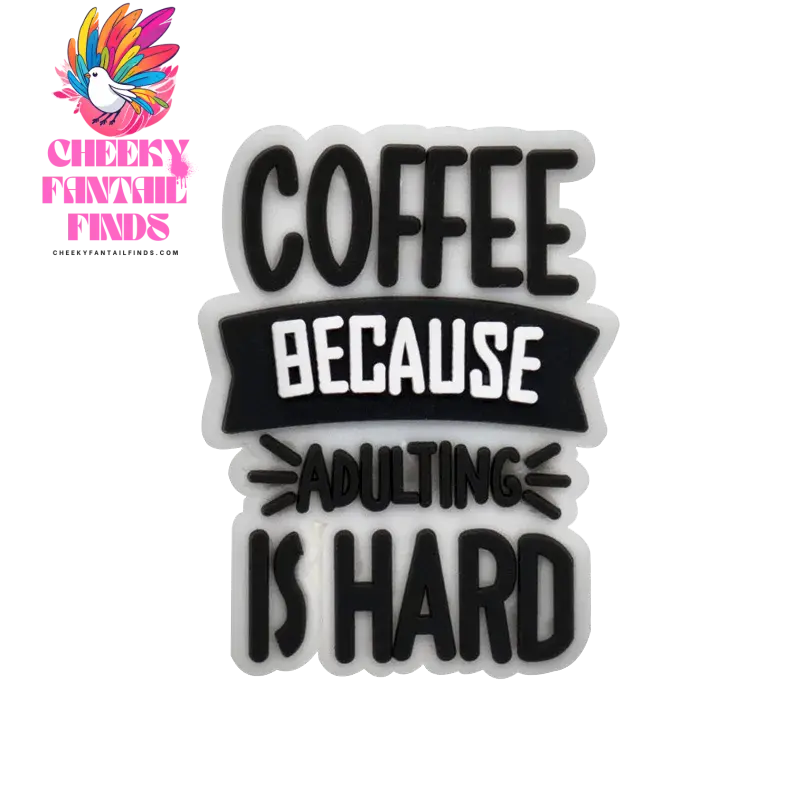 1pcs PVC Charms Coffee for Girls Office Shoe Accessories Pins for Clogs Sandals Adult Shoe Charms for Women Girls Faovr Gifts - Cheeky Fantail Finds