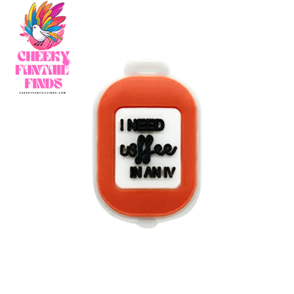 1pcs PVC Charms Coffee for Girls Office Shoe Accessories Pins for Clogs Sandals Adult Shoe Charms for Women Girls Faovr Gifts - Cheeky Fantail Finds