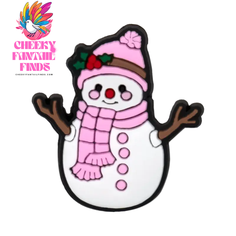 1pcs PVC Christmas Shoe Charms Xmas Tree Snowflakes Shoe Decorations Pink for Clog Garden Sandal Accessories Kids Gift Wholesale - Cheeky Fantail Finds