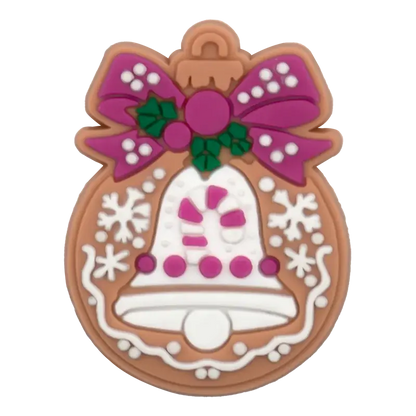 1pcs PVC Christmas Shoe Charms Xmas Tree Snowflakes Shoe Decorations Pink for Clog Garden Sandal Accessories Kids Gift Wholesale - Cheeky Fantail Finds