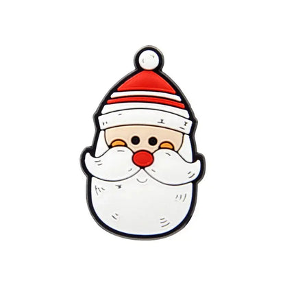 1pcs PVC Christmas Shoe Charms Xmas Tree Snowflakes Shoe Decorations Pink for Clog Garden Sandal Accessories Kids Gift Wholesale - Cheeky Fantail Finds
