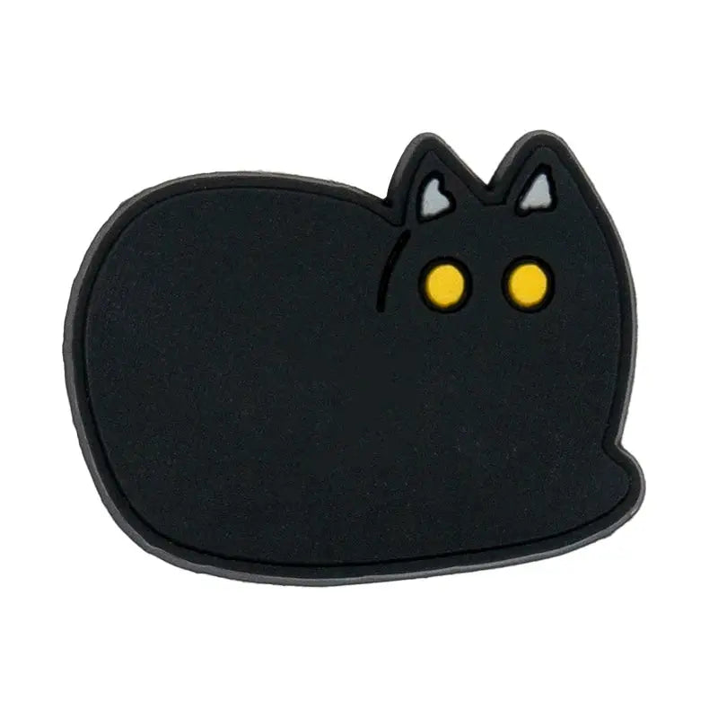 1pcs PVC Cute Cat Shoe Charms Orange Cat Black Cat Shoe Decoration Pins for  Women Girl Kids Sandal Accessories Buckle  Ornament - Cheeky Fantail Finds