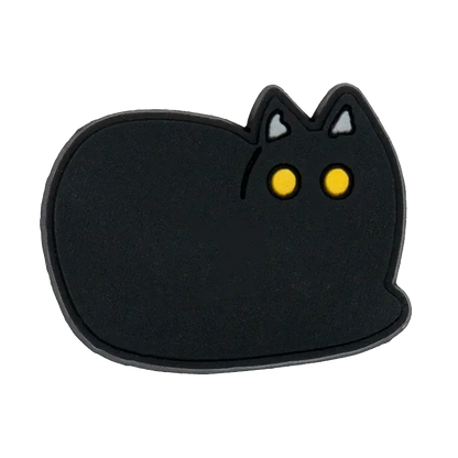 1pcs PVC Cute Cat Shoe Charms Pet Orange Cat Black Cat Shoe Decoration Pins Garden Sandal Accessories for Women Girl Boy - Cheeky Fantail Finds