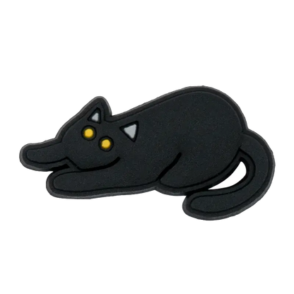 1pcs PVC Cute Cat Shoe Charms Pet Orange Cat Black Cat Shoe Decoration Pins Garden Sandal Accessories for Women Girl Boy - Cheeky Fantail Finds