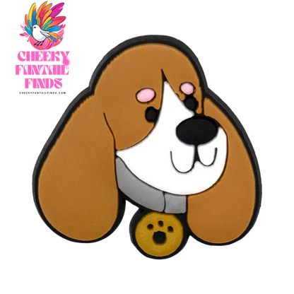 1pcs PVC Dog  Dachshund Corgi Paw Shoe Charms Shoe Decorations Accessories Pins for Women Men Kids Gift,Bulldog Clog Buckles Cheeky Fantail Finds