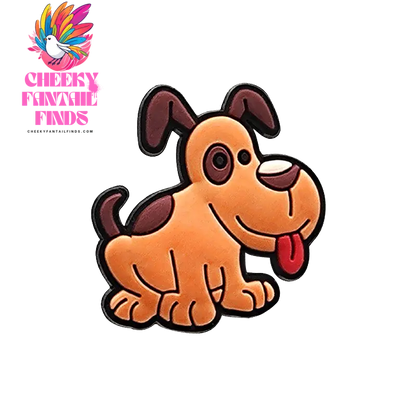 1pcs PVC Dog Shoe Charms Corgi Bulldog Puppy Husky Shoe Decoration Pins for Women Men Kids Sandal Accessories Buckle Ornament - Cheeky Fantail Finds