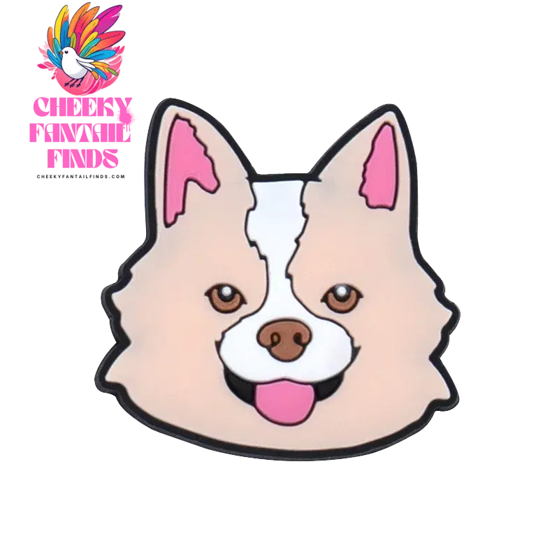 1pcs PVC Dog Shoe Charms Corgi Bulldog Puppy Husky Shoe Decoration Pins for Women Men Kids Sandal Accessories Buckle Ornament - Cheeky Fantail Finds