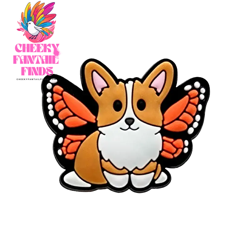 1pcs PVC Dog Shoe Charms Corgi Bulldog Puppy Husky Shoe Decoration Pins for Women Men Kids Sandal Accessories Buckle Ornament - Cheeky Fantail Finds