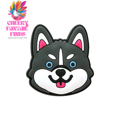 1pcs PVC Dog Shoe Charms Corgi Bulldog Puppy Husky Shoe Decoration Pins for Women Men Kids Sandal Accessories Buckle Ornament - Cheeky Fantail Finds