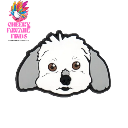 1pcs PVC Dog Shoe Charms Corgi Bulldog Puppy Husky Shoe Decoration Pins for Women Men Kids Sandal Accessories Buckle Ornament - Cheeky Fantail Finds